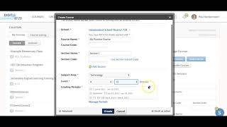 Schoology: Creating a New Course