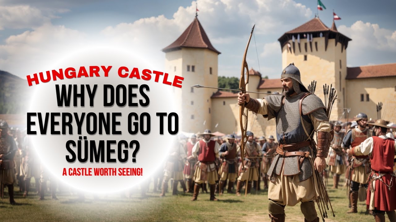 Sümeg Castle 🏰 |: A Medieval Masterpiece in the Heart of Europe! Walking Tour 4K 60 FPS.