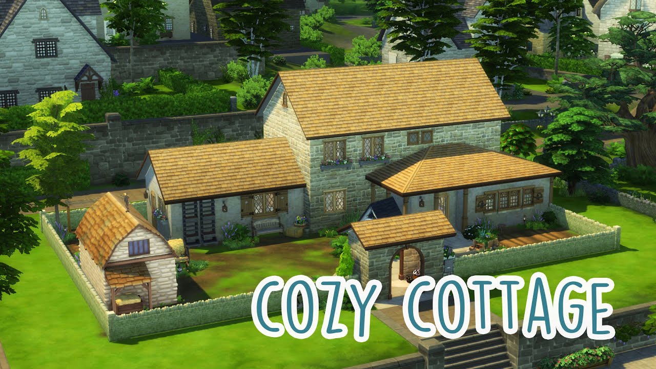 Sims 4 | House Building | Cozy Cottage - YouTube