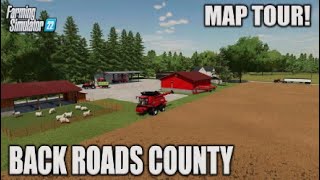 “BACK ROADS COUNTY” | FS22 MAP TOUR! NEW (ISH) MOD MAP | Farming Simulator 22 (Review) PS5. screenshot 1