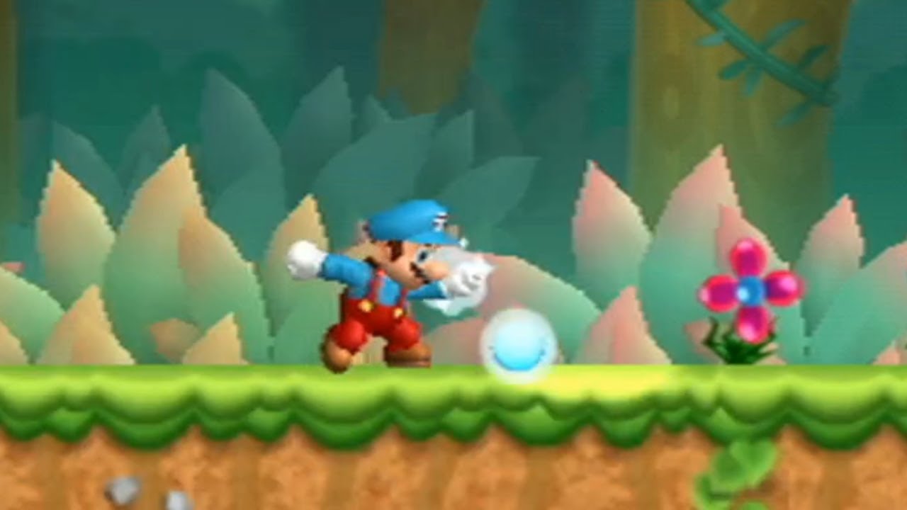 New Super Mario Bros. Wii 100 Walkthrough World 5 (All Star Coins