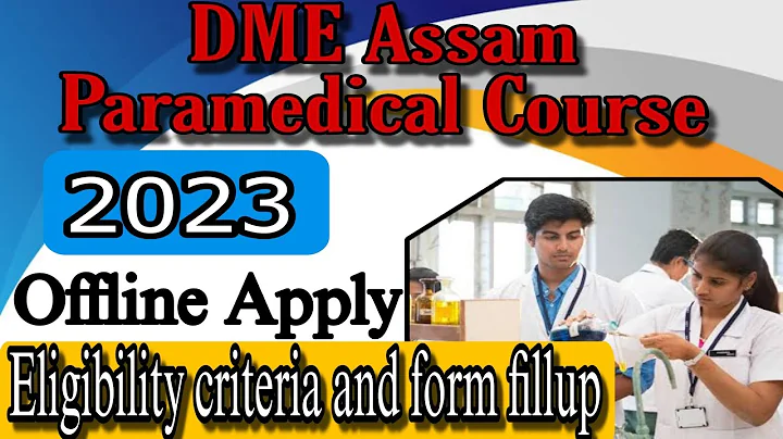 DME Paramedical Courses Admission 2023 || Apply for Admission ||
