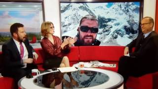 BBC Breakfast presenters introduce wrong person about Mt Everest (7th Jan 2017)
