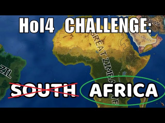 South Africa annexes all Africa in Hearts of Iron 4