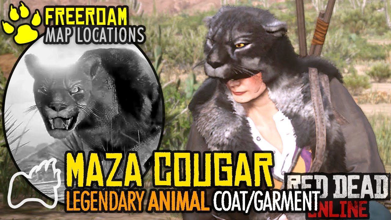 RED DEAD ONLINE How to Get the Legendary MAZA COUGAR Coat Garment