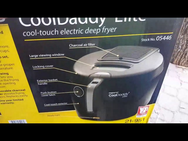 Unboxed : new Fry Daddy, cool daddy deep fryer 