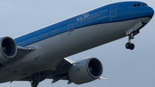 BOEING 777-306 ER KLM AMSTERDAM TO LIMA TAKEOFF SCHIPHOL AIRPORT PHBVN #aviation #automobile #777