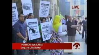 Community Groups Protest Sale of Chicago Tribune