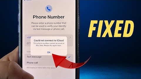 "Kan geen verbinding maken met iCloud? Los het probleem op dat het telefoonnummer niet kan worden...