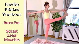40 MIN CARDIO PILATES | At Home Full Body Workout For Weight Loss