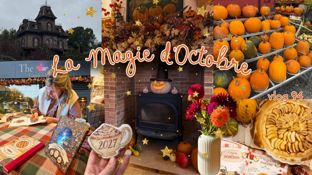 VLOG 94 🎃 October Diaries : entre Paris, Disneyland et moments cosy d'automne à la maison