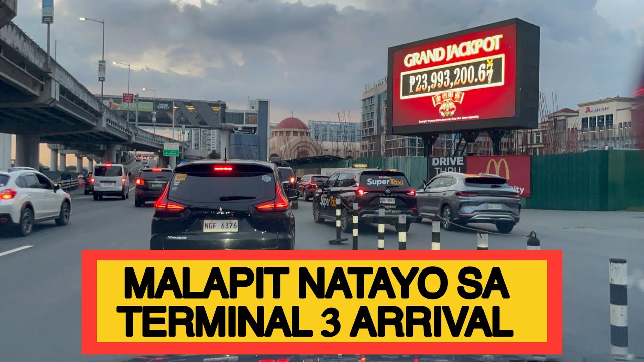 To Terminal 3 Arrival,by Edgar Abejo Vlog 