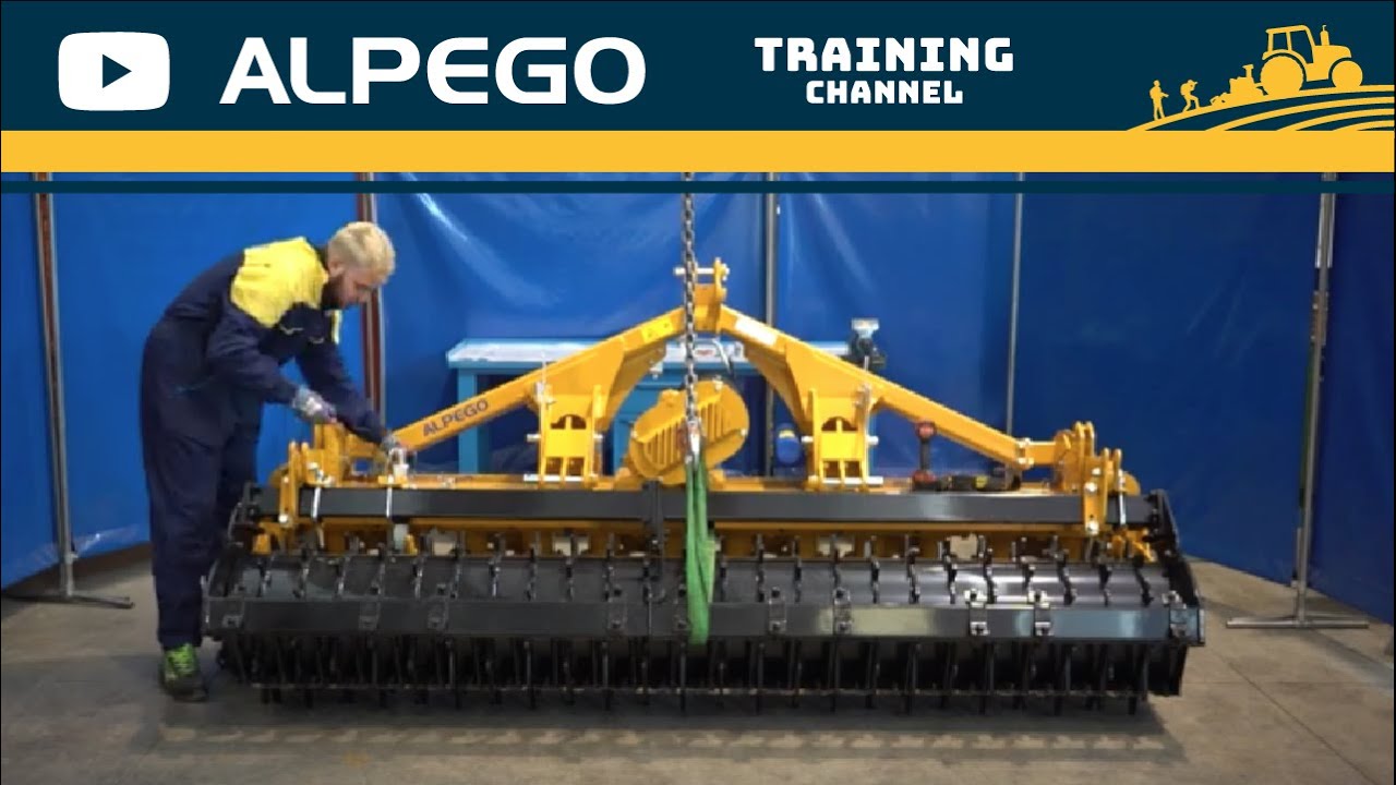 Roller assembly on power harrow ALPEGO RK