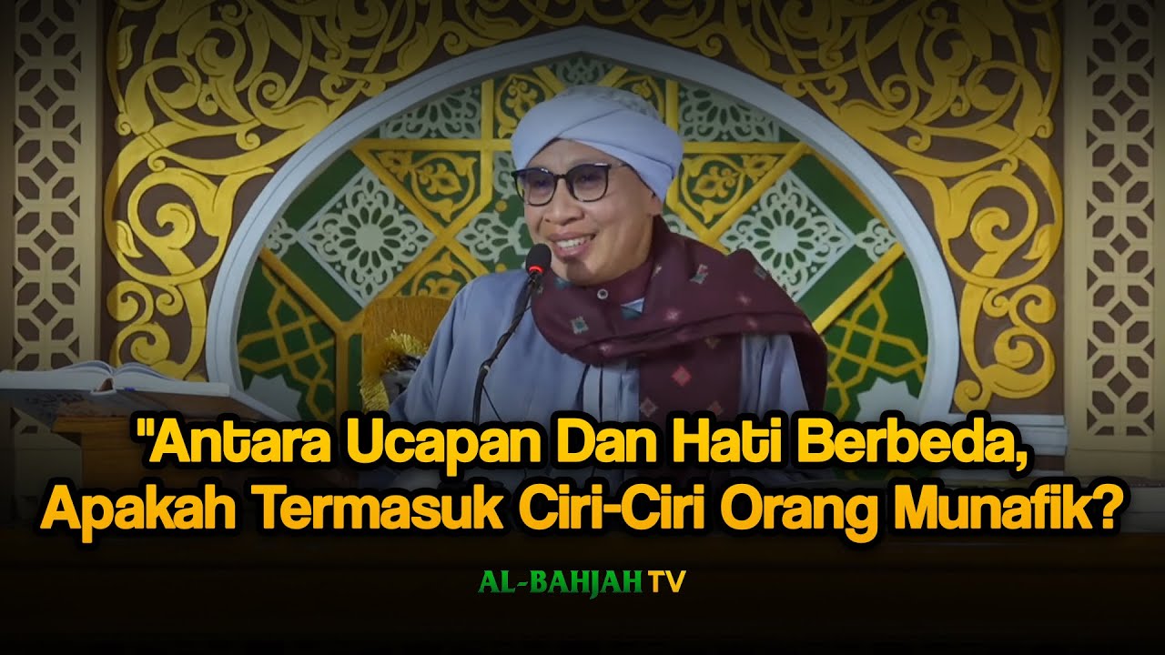 Ciri-Ciri Orang Munafik - Buya Yahya
