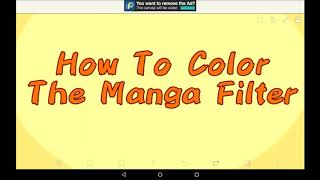 How To Color The Manga Filter - Ibis Paint X Tutorial For Beginners screenshot 5