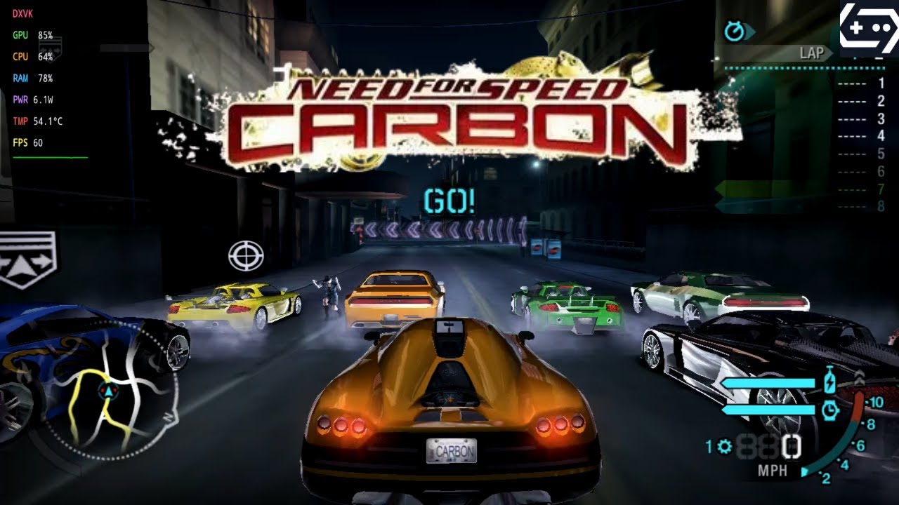 Need for Speed Carbon on Android 🔥 HD Textures | Gamehub Gamefusion Offline Gameplay
