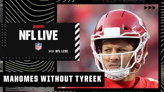 How will Patrick Mahomes perform without Tyreek Hill? | NFL Live