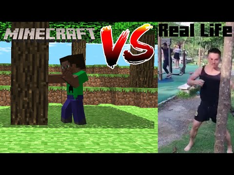Minecraft VS ნამდვილი ცხოვრება
