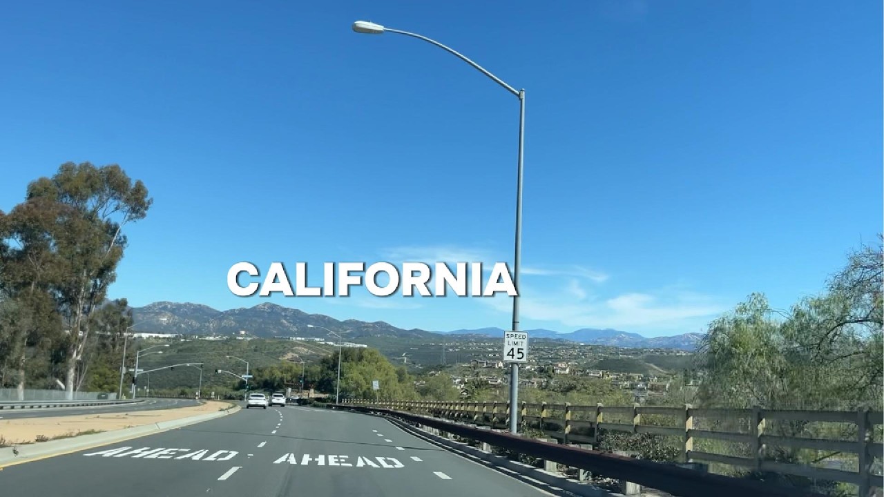 Relaxing Drive From North Park To Pomerado Road | Scenic San Diego, California 🌴🚗