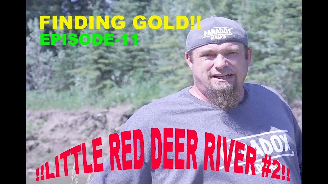 FINDING GOLD(Episode11) Little Red Deer River2, Test Panning 2021