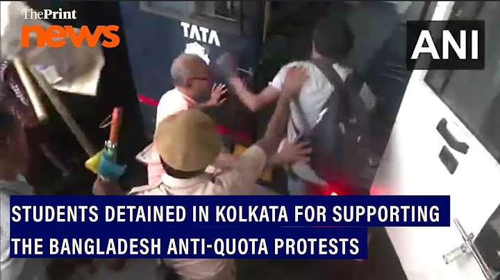 Students in Kolkata detained amid solidarity protests for anti-quota movement in Bangladesh