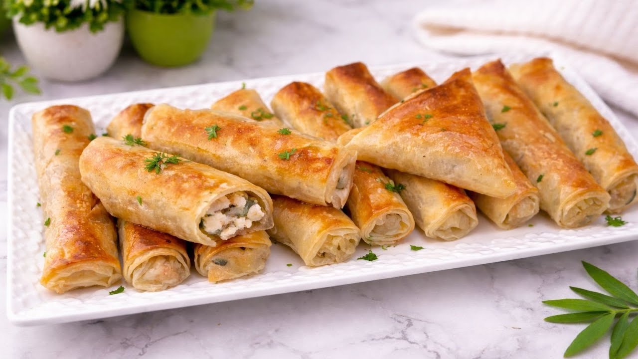  سيكار البطاطس والبصل👌👌👌 من اروع ما يكون👍👍👍 سهلة وسريعة التحضير 