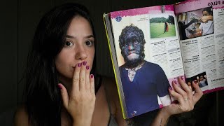 ASMR | LENDO E MOSTRANDO O GUINNESS BOOK (sussurros) 💤