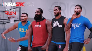 LA Clippers Private Run at Rico Hines! | NBA 2K24 Open Run Mode