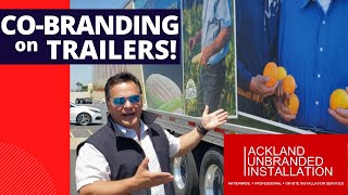 Co-Branding Trailers with EZ-CHANGE Fleet Graphics
