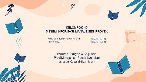 Sistem Informasi Manajemen Proyek
