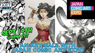 Live Art Sale with the Team from Japan Comic Art Expo