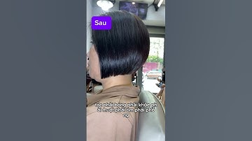 Tóc bob hot nhất lúc này gội sấy khô tung #dungtran #toctem #reviewtocdep #tocbob #toctrungnien