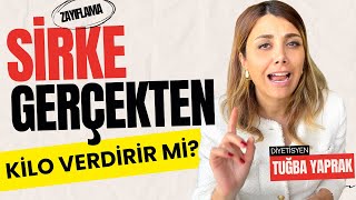 SİRKE GERÇEKTEN KİLO VERDİRİR Mİ? - DİYETİSYEN TUĞBA YAPRAK #shorts