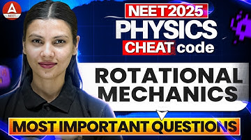Rotational Motion Physics Class 11| Most Important Questions for NEET 2025 | Tamanna Chaudhary