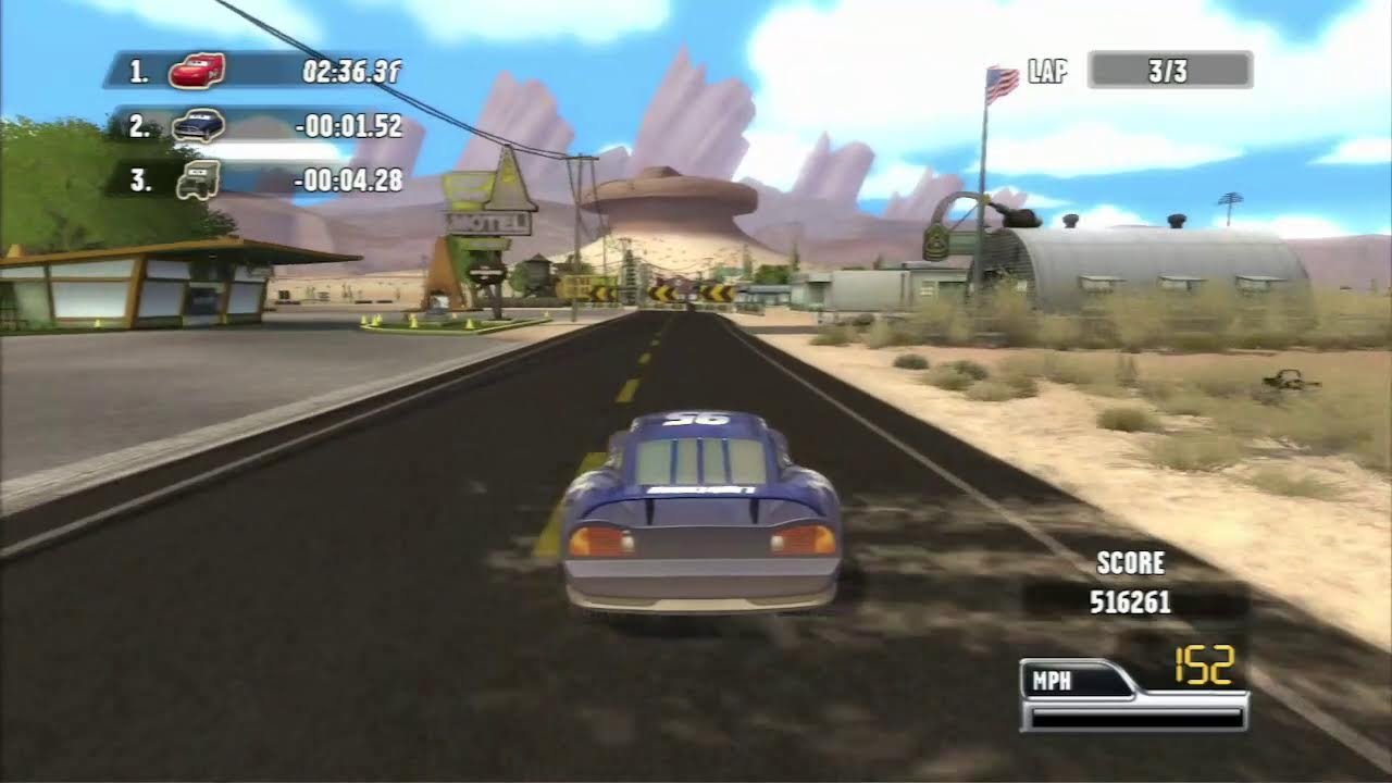 Cars Race-O-Rama (PS3) Full Playthrough (Live)