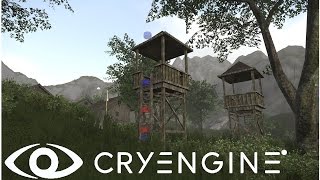 Cryengine V (Cryengine 5) #36 Лестница, Создание собственной лестницы, Ladder, Движение вверх, вниз