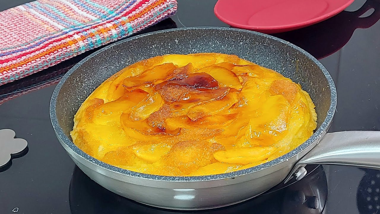 😇 TARTA SAN JOSÉ DE MANZANA 🍎 EN SARTÉN 🍳 FÁCIL Y RÁPIDA // BEATRIZ COCINA