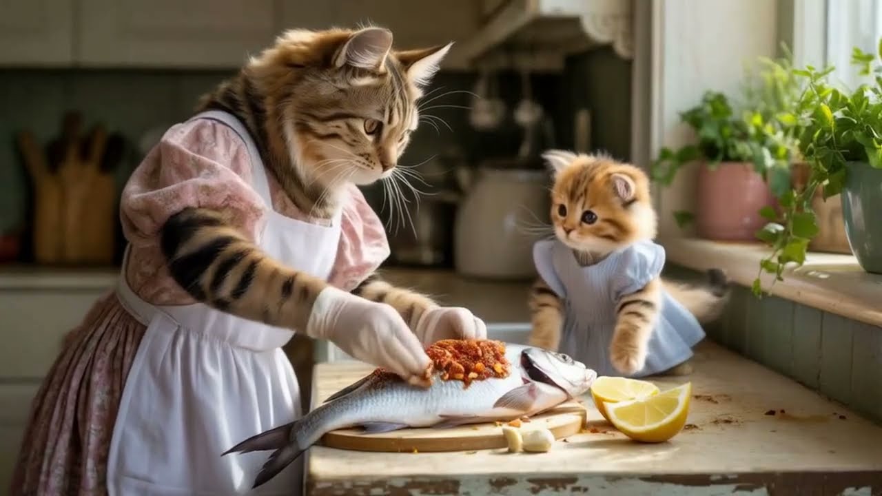 😭 Mommy & Daddy Cat’s Biggest Heartbreak  The Kitten burnt because of mother's carelessnes