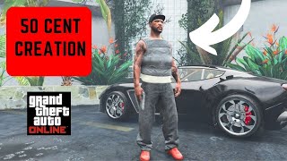 How to make 50 Cent Type Creation in GTA Online, GTA best male creation, best Outfit