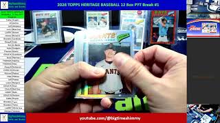 2026 TOPPS HERITAGE BASEBALL 12 Box PYT Break #1