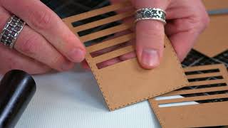 Inking Stitched Slots with Tim Holtz - Sizzix