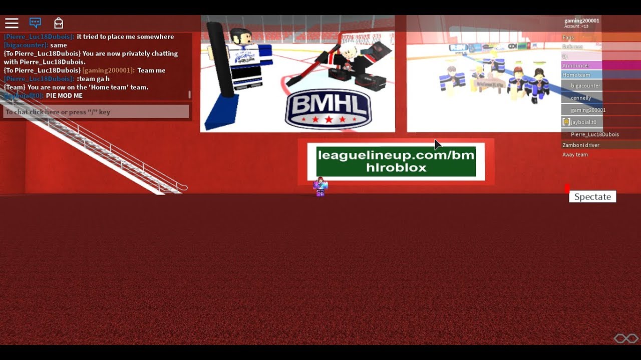 BMHL: Riperinos vs Panthers 4 Pacific at Roblox Rec Center