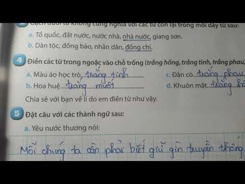 Video Cùng em học Tiếng Việt 5 tuần 2 bài 4,5,6 trang 9,10 - YouTube