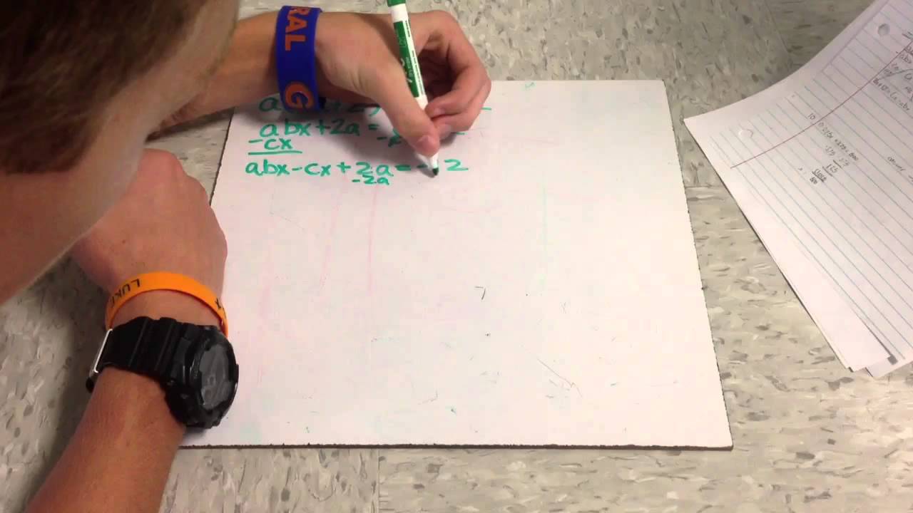 How to work math problems #1 - YouTube