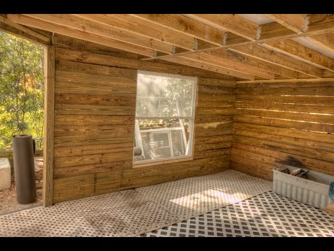 Large, solid, cheap, backyard storage shed