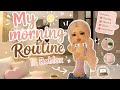 My morning Routine In Roblox Brookhaven 🌞🤍✨💖| Roblox Brookhaven|| Morning Routine| Roblox||