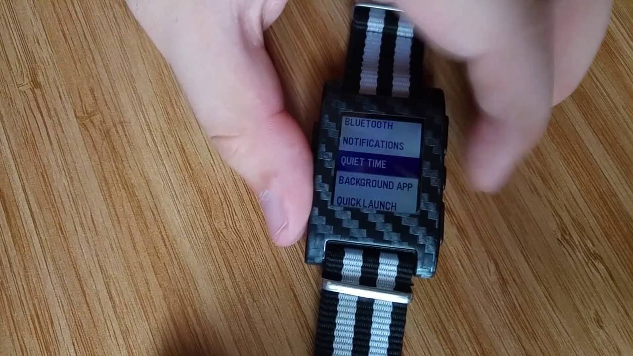 Pebble Vibration Settings