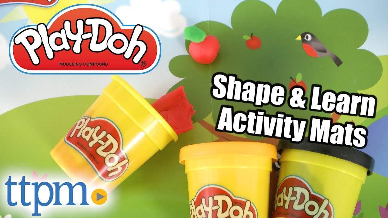 Play-Doh Shape and Learn Activity Mats and More