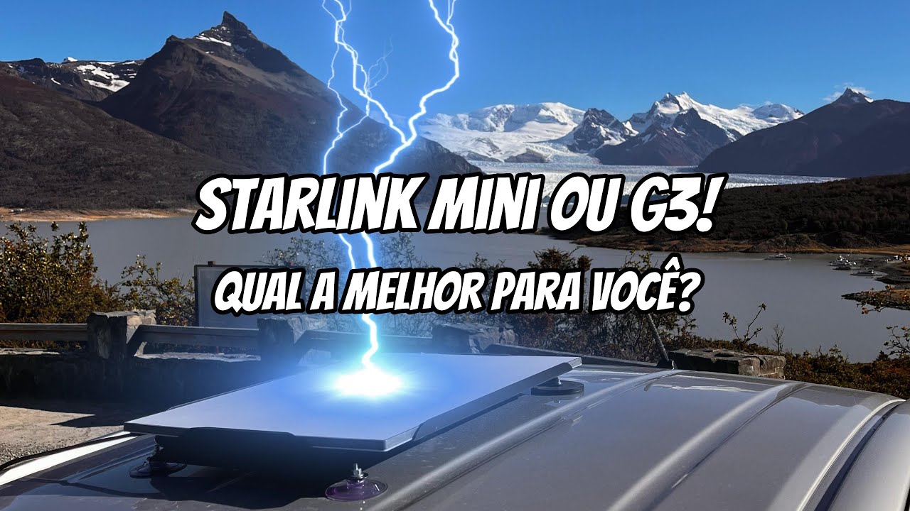 Starlink Mini ou Padrão Gen3(v4): Qual Vale Mais a Pena? Mostrando as ...
