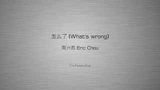 怎么了 (What&#39;s wrong) - 周兴哲 Eric Chou [Ch/Pinyin/Eng Lyrics]